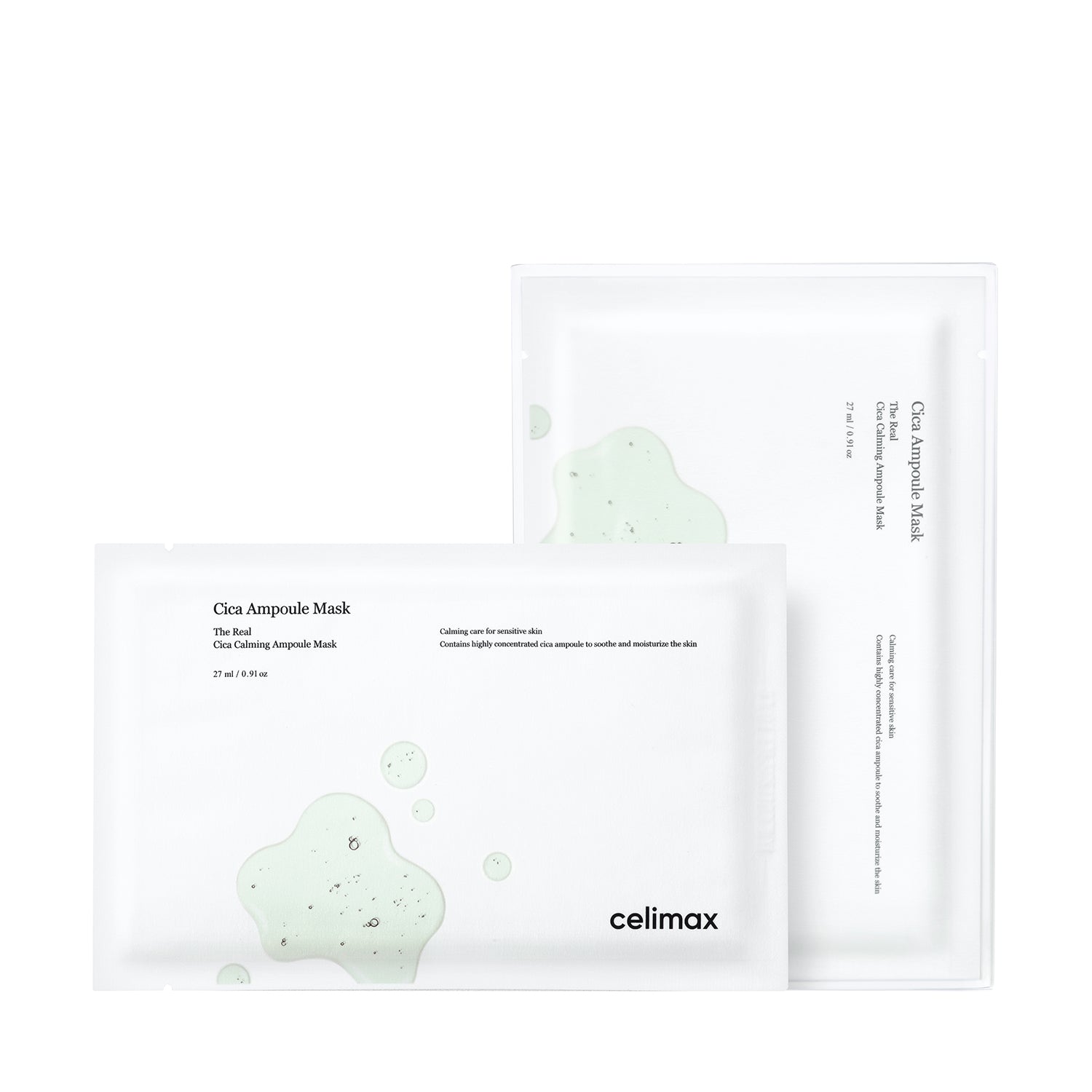 celimax The Real Cica Calming Ampoule Mask 27ml * 5ea