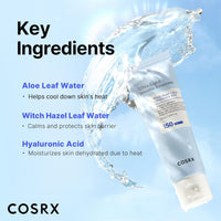 Sunscreen bottle with 50ml capacity, COSRX Ultra-Light Invisible Sunscreen SPF50+ PA++++.
