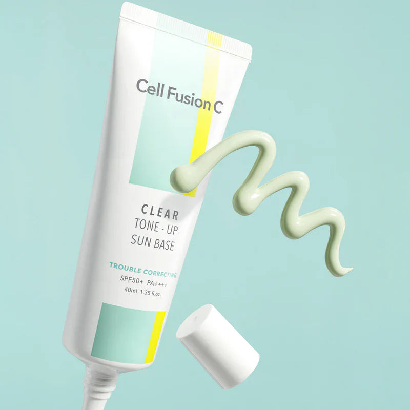 This 40ml Cell Fusion C Tone-up Sun Base SPF50+ PA++++ comes in four colors, delivering effective sun protection and tone enhancement.