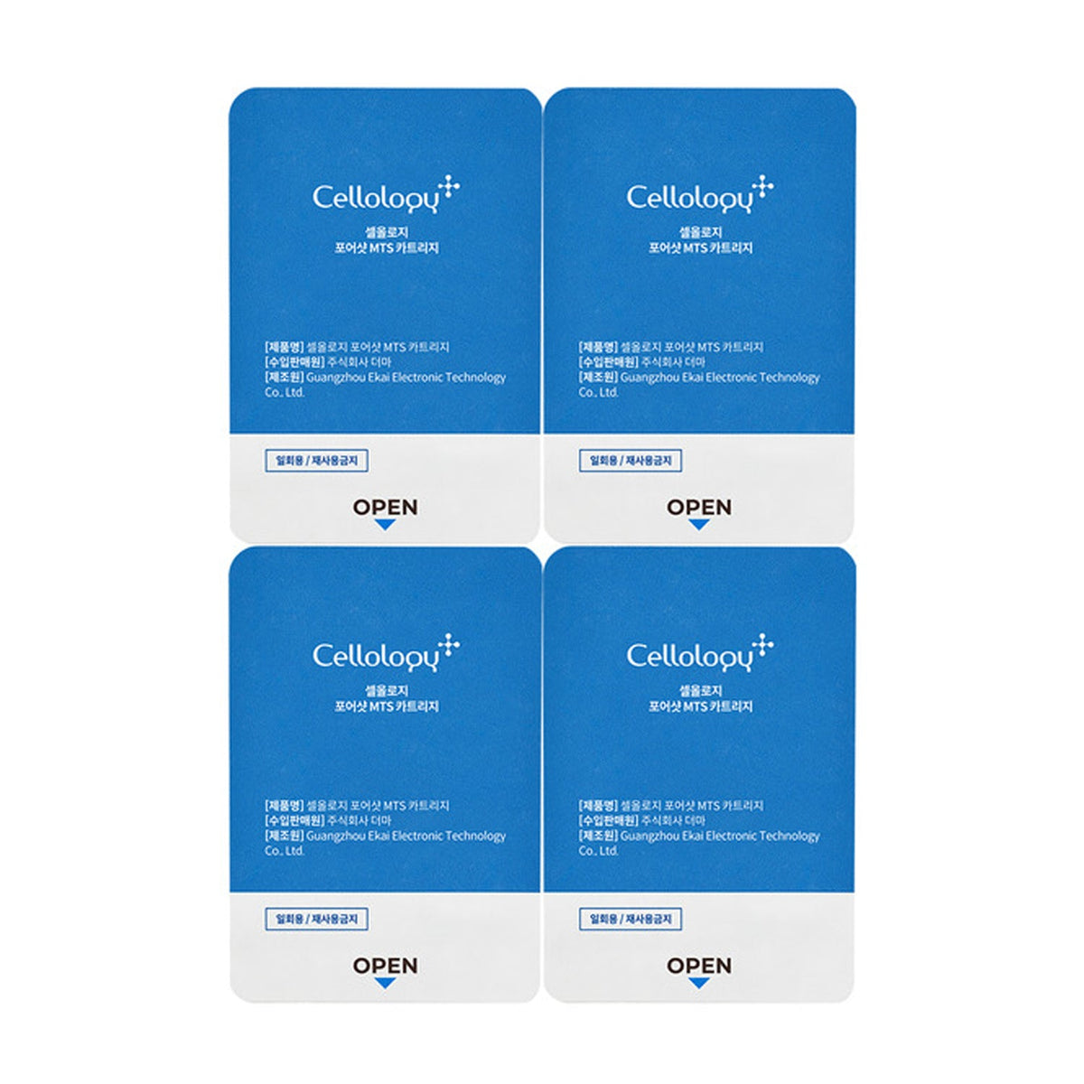 Cellology Pore Shot MTS Cartridge (4 Pieces)