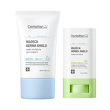 Centellian24 Madeca Derma Shield Moisture Sun Cream 50ml + Sun Stick 18g – Full Moisture & Cooling Sun Care Package