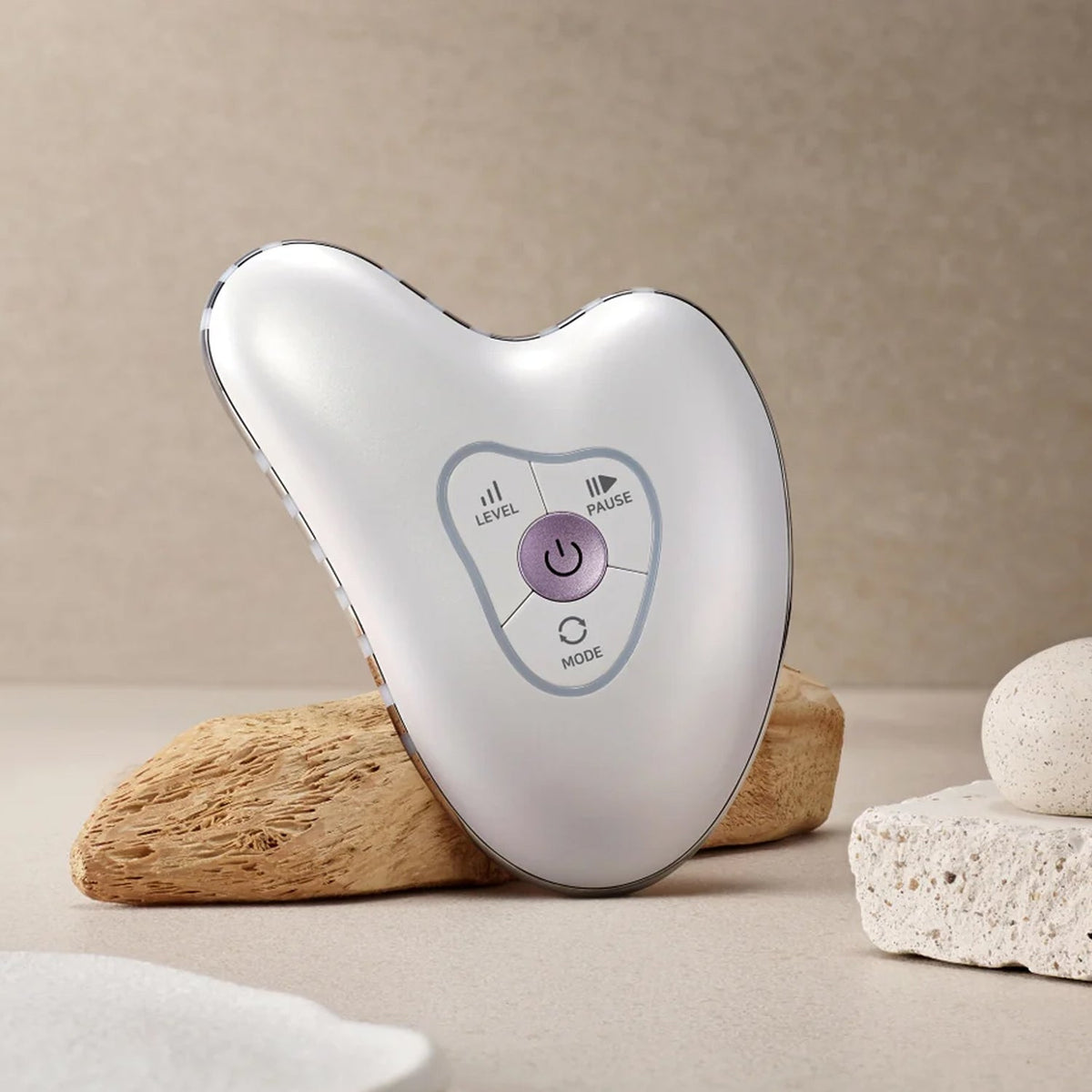 Centellian24 Madeca Prime Ritual White Pearl High-Frequency Galvanic Gua Sha Massager + Relaxing Fit-Face Boosting Cream 150ml