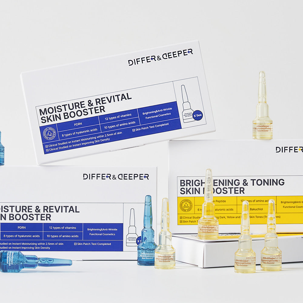 DIFFER&DEEPER Moisture&Revital Skin Booster Sarter Pack 2ml x 5ea