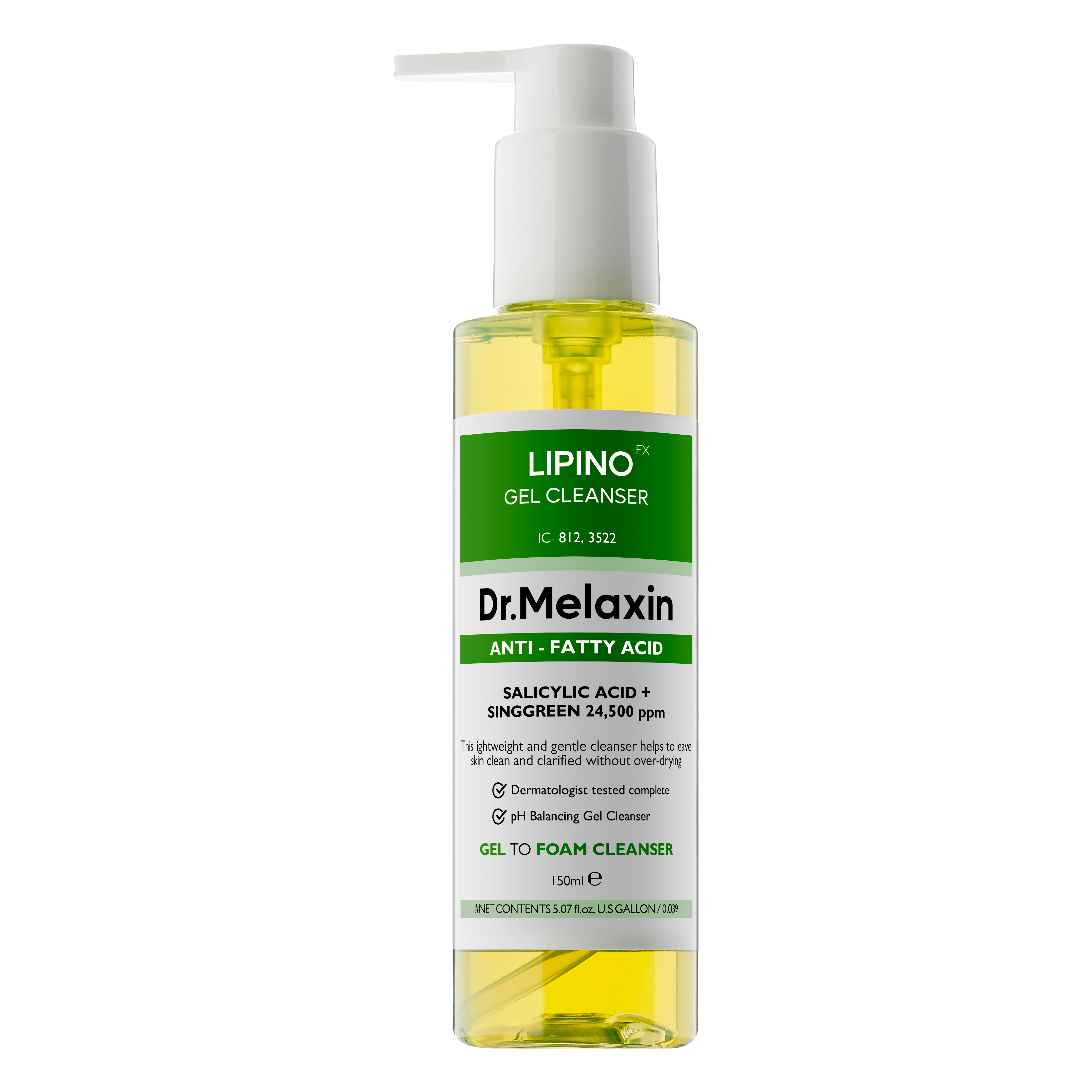 Dr.Melaxin Lipino Anti-Fatty Acid Gel Cleanser 150ml