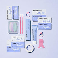 EYE2IN Eyelash Fit Self Perm Trial Kit – 5 Uses (Lash Balms Included)