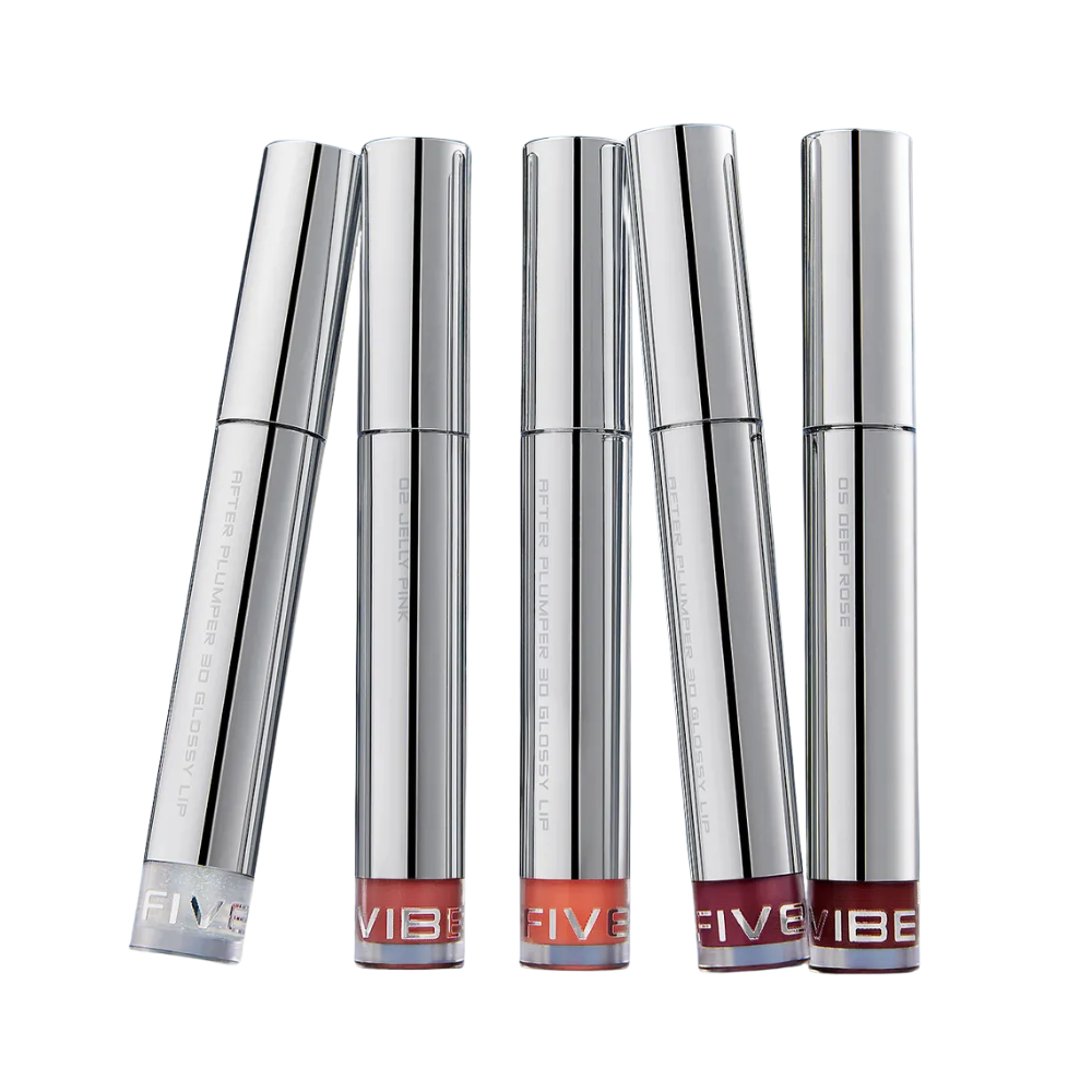FIVE VIBE After Plumper 3D Glossy Lip (4 Colors)