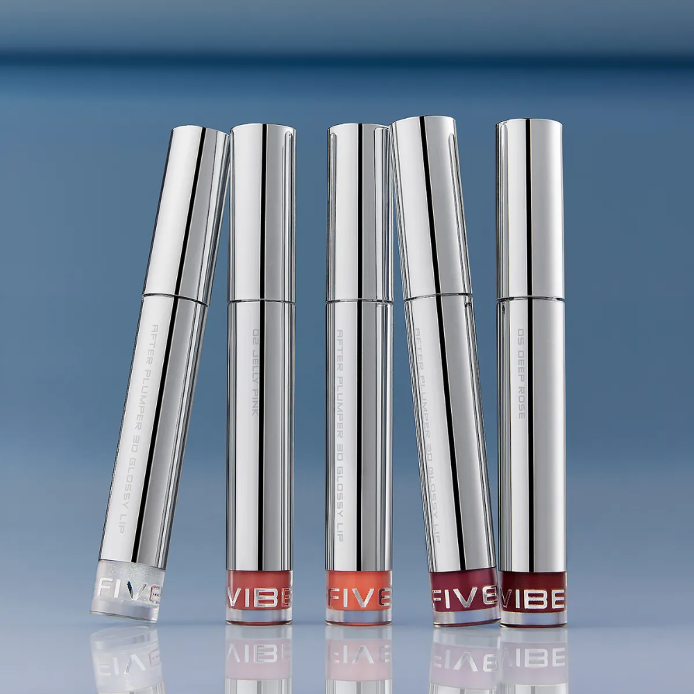 FIVE VIBE After Plumper 3D Glossy Lip (4 Colors)