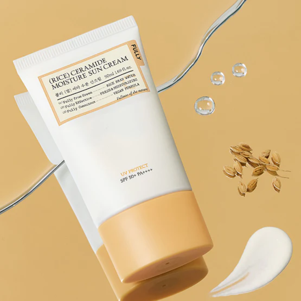 FULLY Rice Cera Moisture Sun Cream SPF50+ PA++++ 50ml