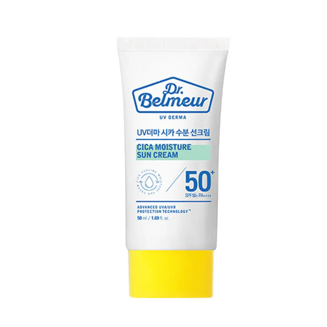 THE FACE SHOP Dr. Belmeur UV Derma Cica Moisture Sun Cream SPF 50+ PA++++ 50ml