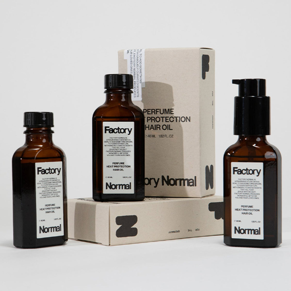 Factory Normal Wood Floral Scent Heat Guard Perfume Hair Oil 45ml