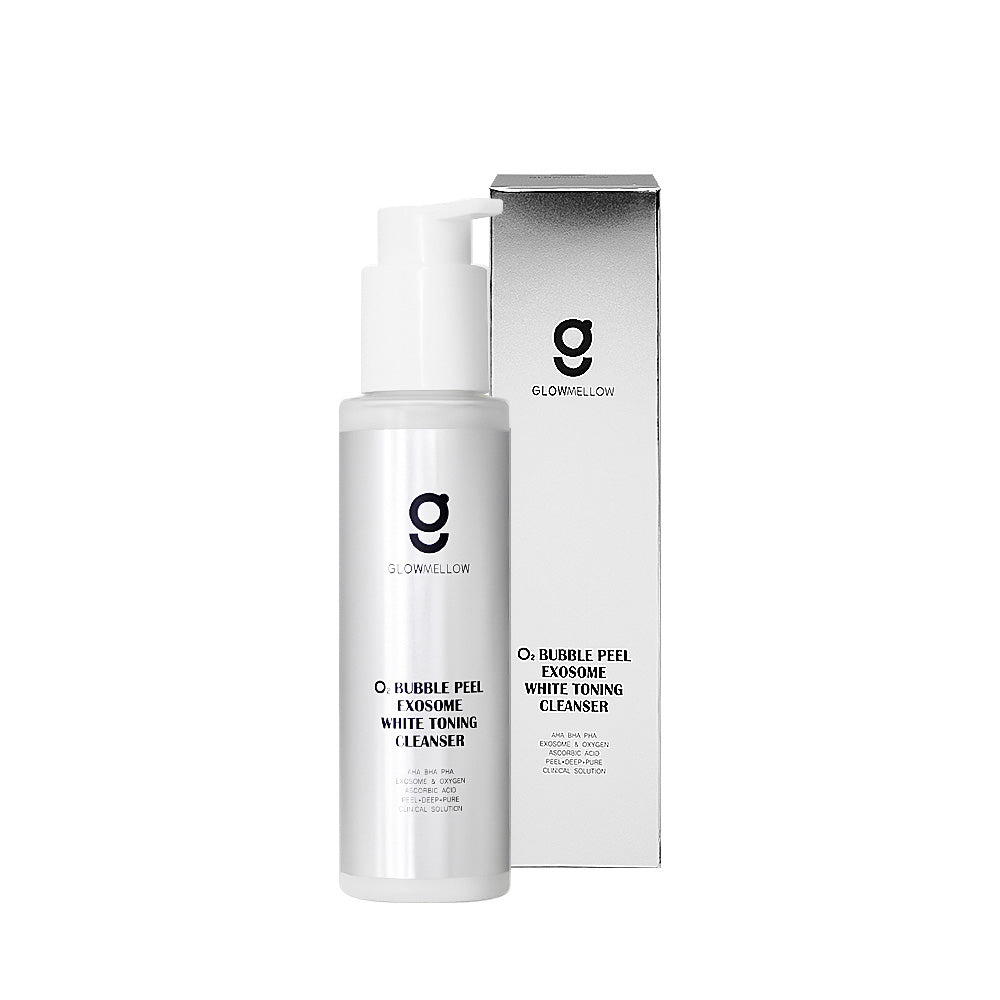 GLOWMELLOW O2 Bubble Peel Exosome White Toning Cleanser 120ml