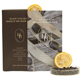[Expiration imminen] HEVE BLUE Black Yuja Bean Makeup Spa Mask Pack 23ml*10ea