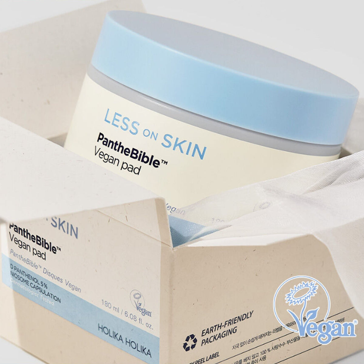Holika Holika Less On Skin PantheBible Vegan Pad (100 sheets)