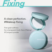 A clean perfection of Innisfree No Sebum Mineral Pact