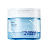 Isntree Ultra-low Molecular Hyaluronic Acid Zinc Cooling Pad 150ml 60ea