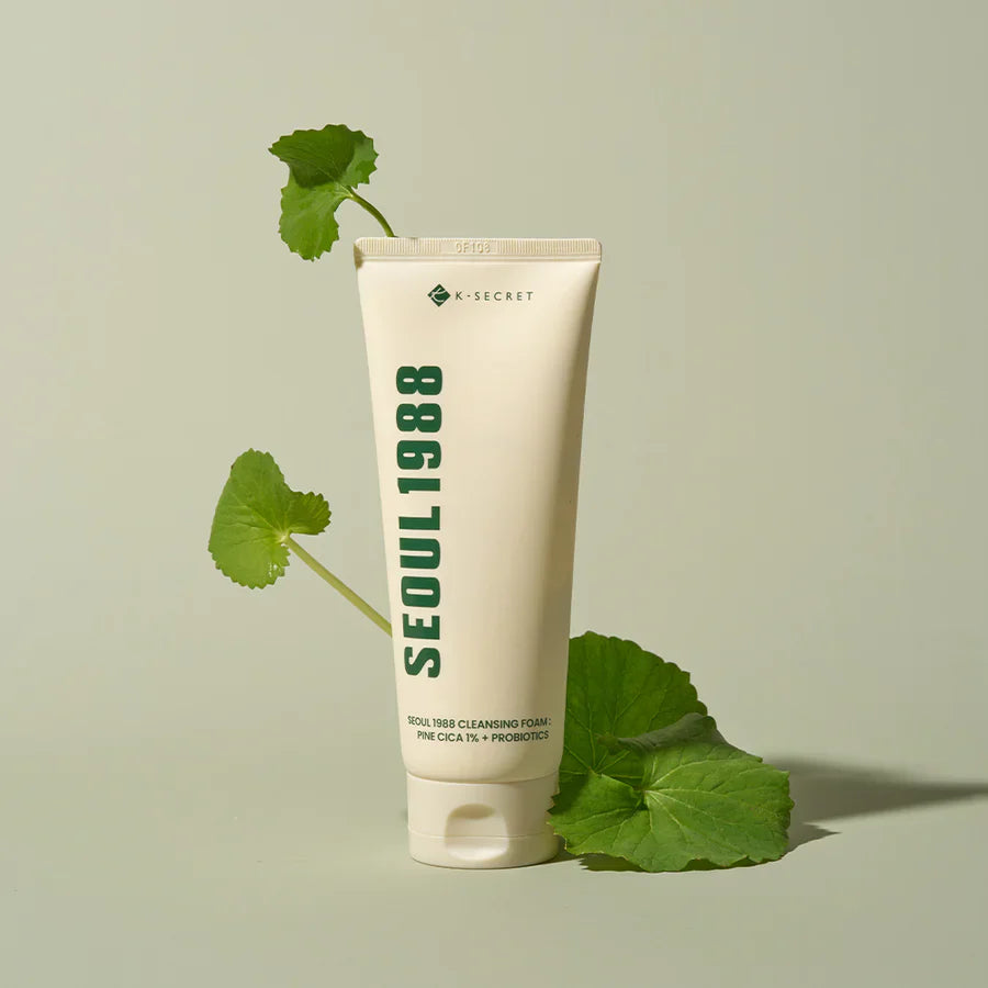 K-SECRET SEOUL 1988 Cleansing Foam : Pine Cica 1% + Probiotics 150ml