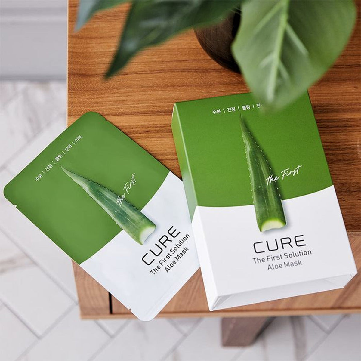 KIM JEONG MOON Aloe CURE The First Solution Aloe Mask Pack 1Box(10 Sheets)