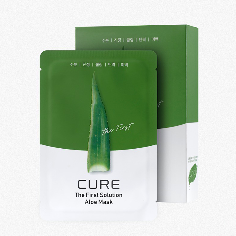 KIM JEONG MOON Aloe CURE The First Solution Aloe Mask Pack 1Box(10 Sheets)