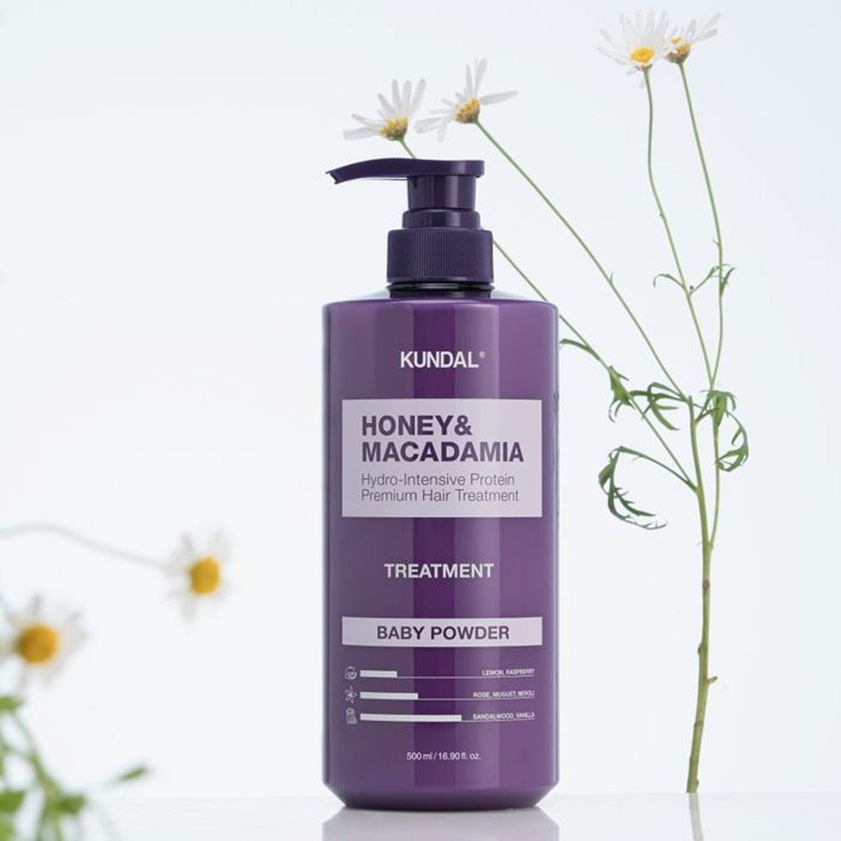 KUNDAL Honey & Macadamia Hair Treatment 500ml (Choose from 16 Scents)