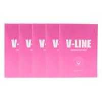 LAPCOS V-Line Contour Face Mask 25g * 5ea