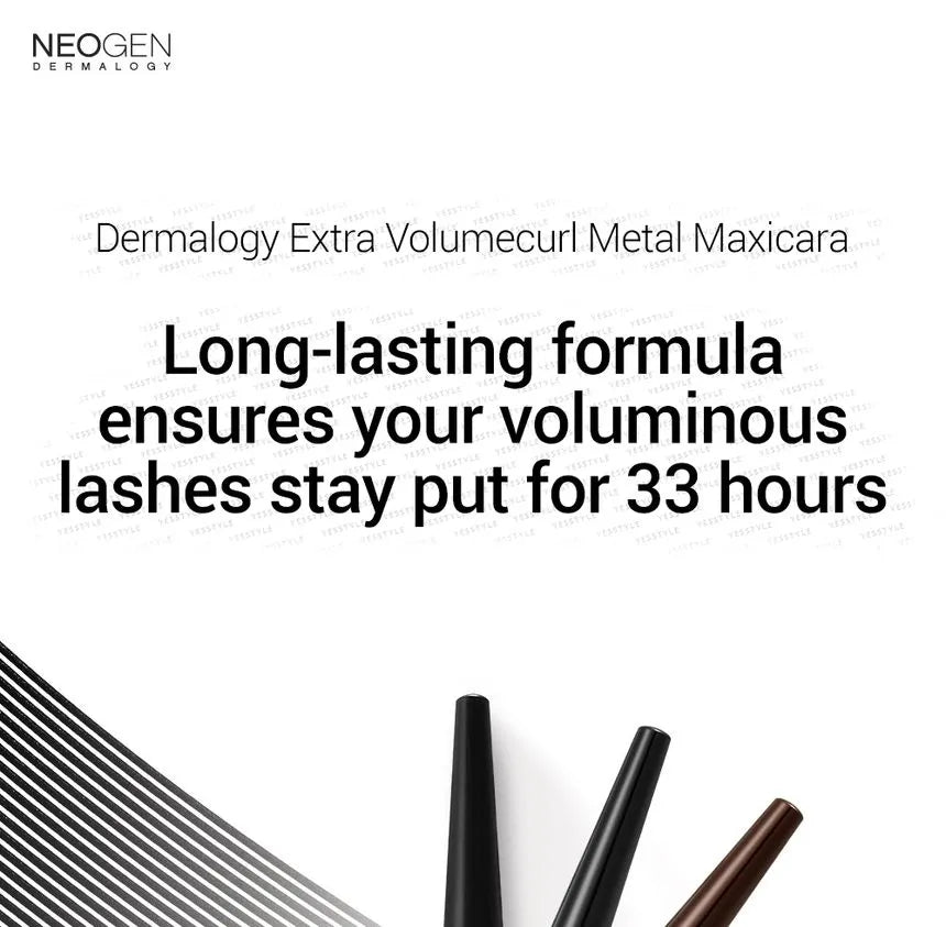 NEOGEN Dermalogy Extra Volume Curl Metal Mascara 2 Colors 4ml