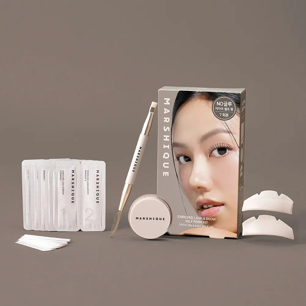 MARSHIQUE Enriched Lash & Brow Self Perm Kit (7 Uses)