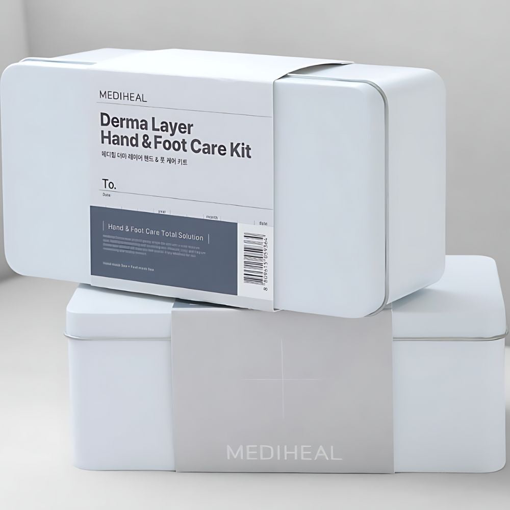 MEDIHEAL Derma Layer Hand & Foot Care Kit (Hand Mask 5ea + Foot Mask 5ea)