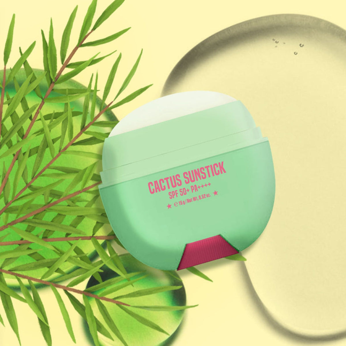 Mamashu Cactus Sun Stick SPF50+ PA++++ 15g