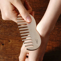 NOTDAM Bangjja Brassware Apple-Comb Scalp Gua Sha Comb with Complimentary Jeogori Gift