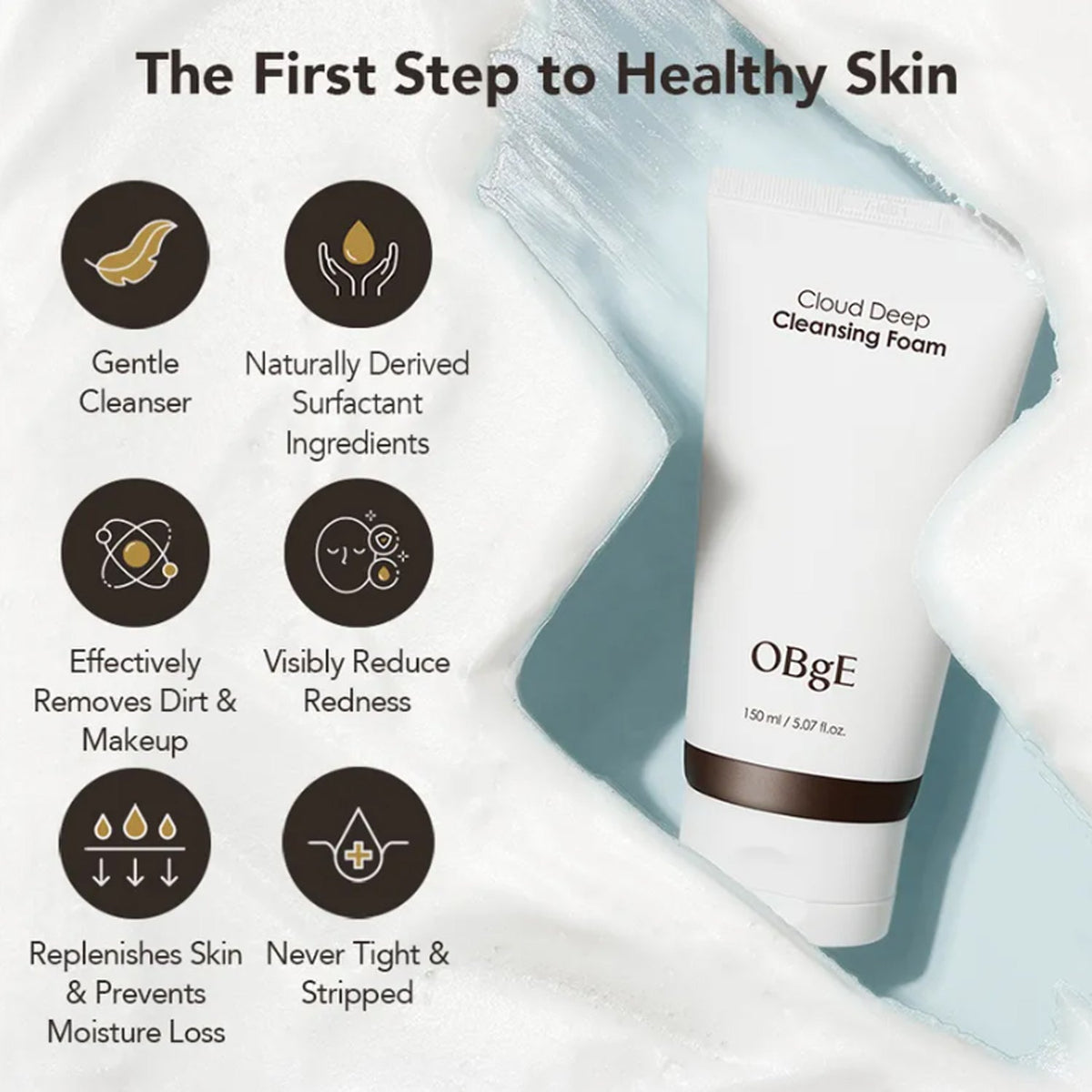 OBgE Cloud Deep Cleansing Foam 150ml