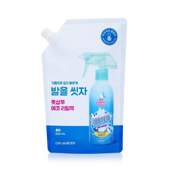 ON THE BODY Cotton Foot Shampoo Refill 500ml