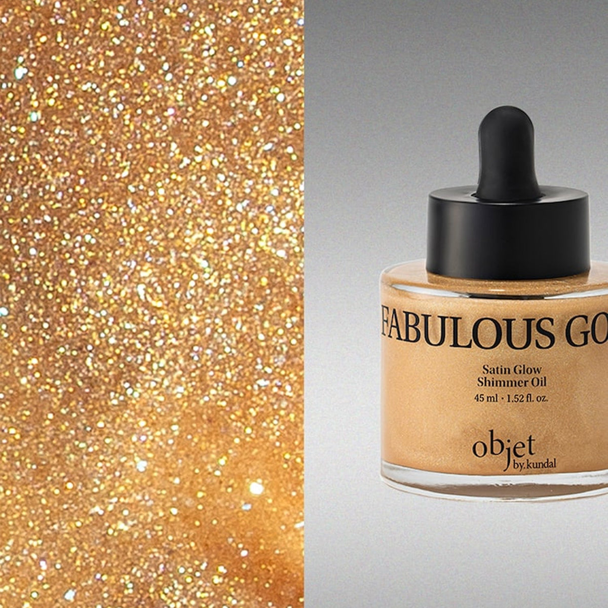 Objet by KUNDAL Satin Glow Shimmer Oil 45ml 3 Colors