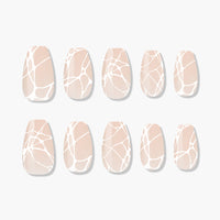 MUZMAK Nail Tips 36pcs #Objet(Coffin)