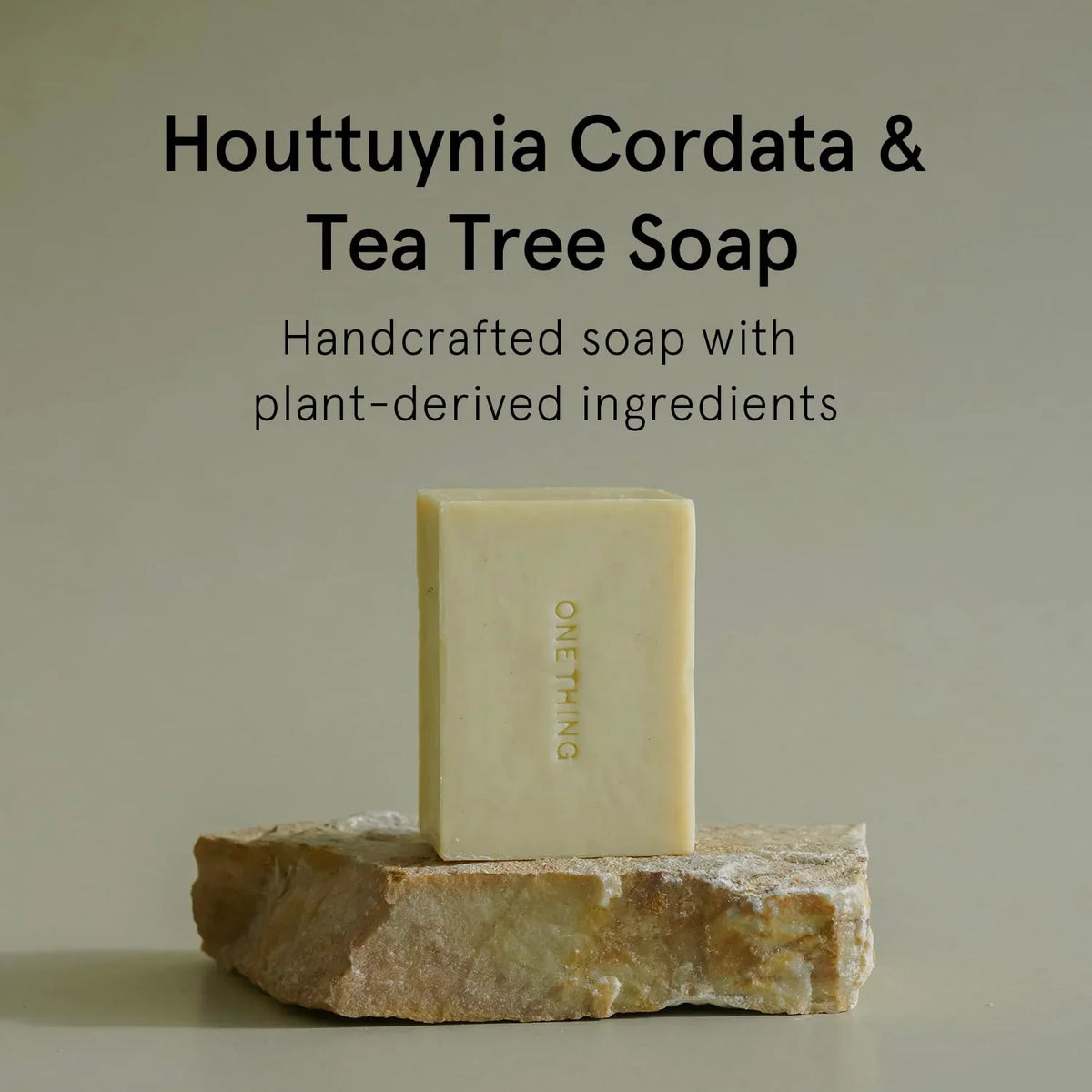 ONE THING TEA TREE + HOUTTUYNA CORDATA NATURAL SOAP 100g - DODOSKIN
