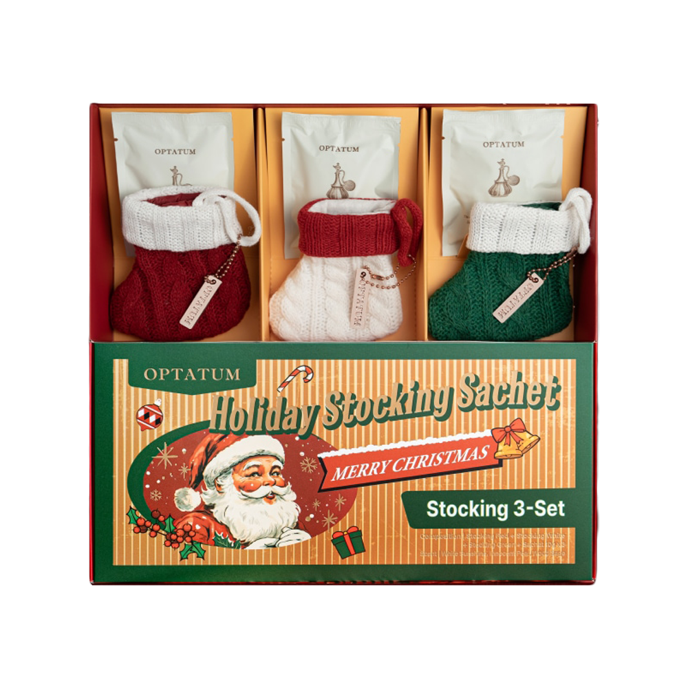 [Gift Packaging] OPTATUM Holiday Stocking Sachet Trio Gift Set
