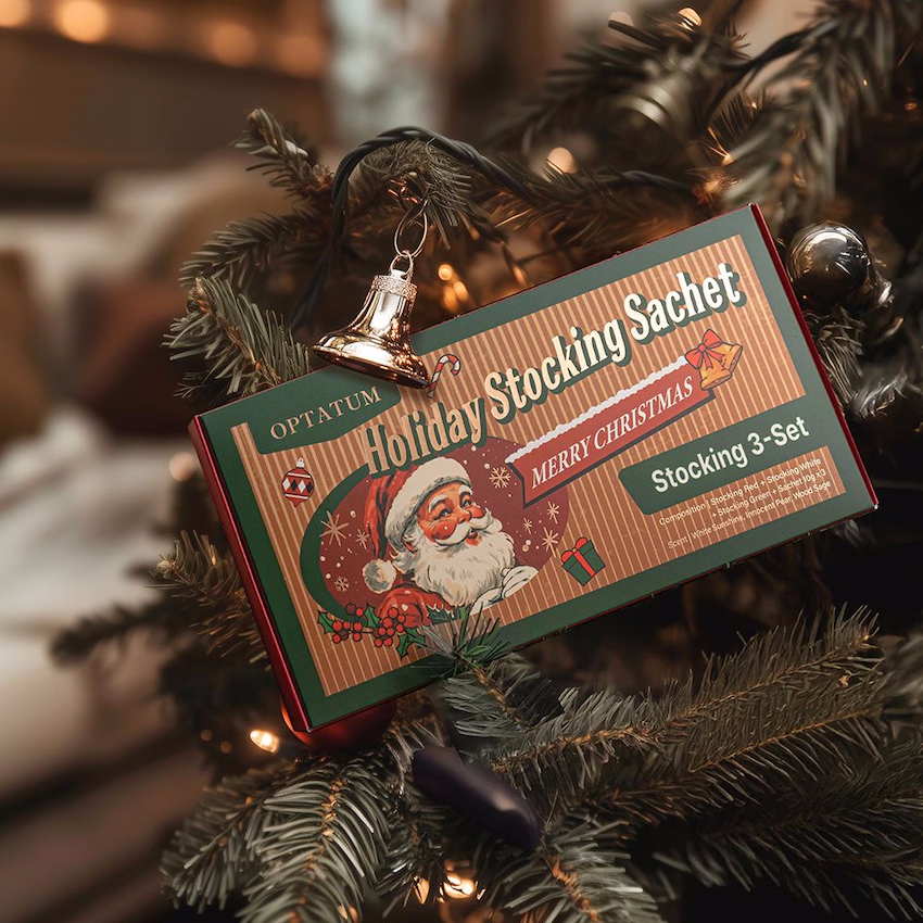 [Gift Packaging] OPTATUM Holiday Stocking Sachet Trio Gift Set