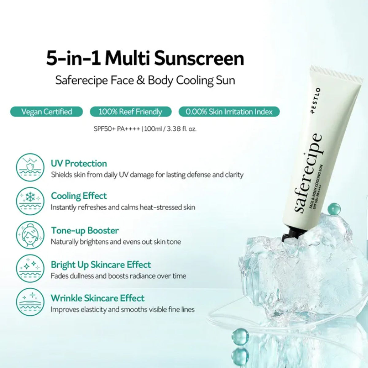 PESTLO Saferecipe Face & Body Cooling Sun 100ml