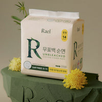 Rael Unbleached Cotton Cover Sanitary Pads Large – 10 Packs