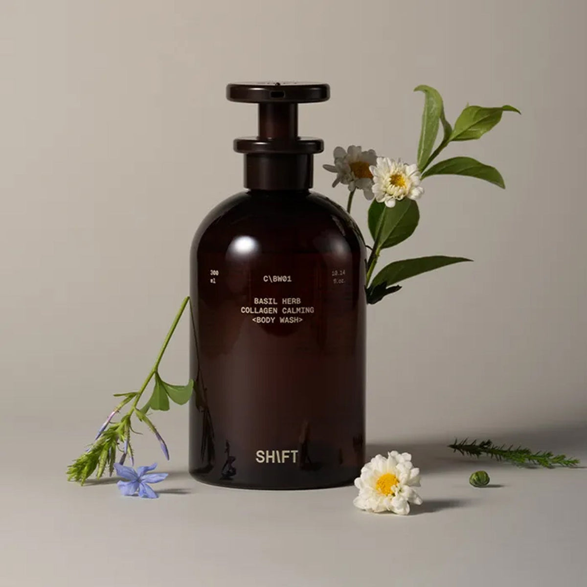 SHIFT Basil Herb Collagen Calming Body Wash 300ml