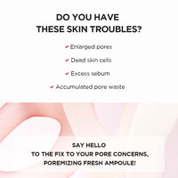 Get the SKIN1004 Madagascar Centella Poremizing Fresh Ampoule 100ml for clear, radiant skin.