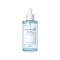 A 100ml bottle of SKIN1004 Madagascar Hyalu-Cica First Ampoule, featuring hydrating and soothing properties for the skin.