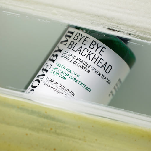 SOME BY MI Bye Bye Blackhead 30 Days Miracle Green Tea Tox Bubble Cleanser 120g