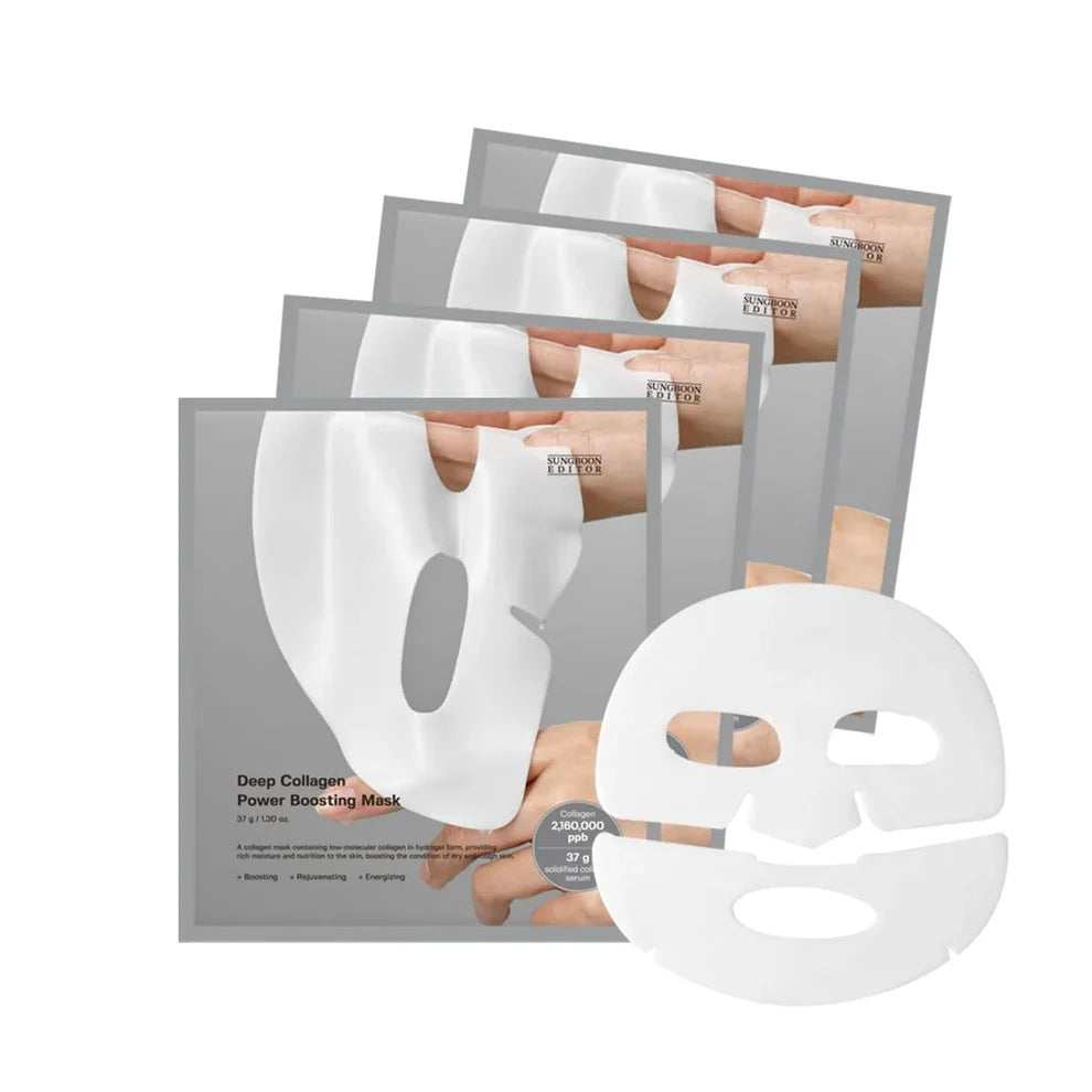 SUNGBOON EDITOR Deep Collagen Power Boosting Mask 4ea 37g