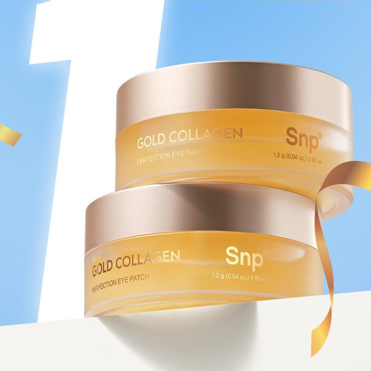 Snp Gold Collagen Perfection Eye Patch 60P Double Pack [bear_jjing Edition]