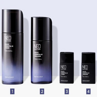 THE FACE SHOP Neo Classic Homme Black Essential Set (Toner 130ml+Emulsion 110ml+Toner 30ml+Emulsion 30ml)