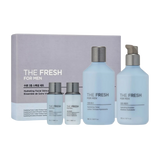 THE FACE SHOP The Fresh For Men Hydrating Facial Skincare Set (Toner 180ml+Emulsion 170ml+Toner 32ml+Emulsion 32ml)