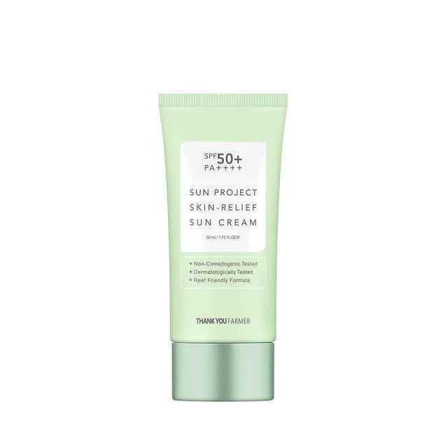THANK YOU FARMER Sun Project Skin Relief Sun Cream SPF50+ PA++++ 50ml