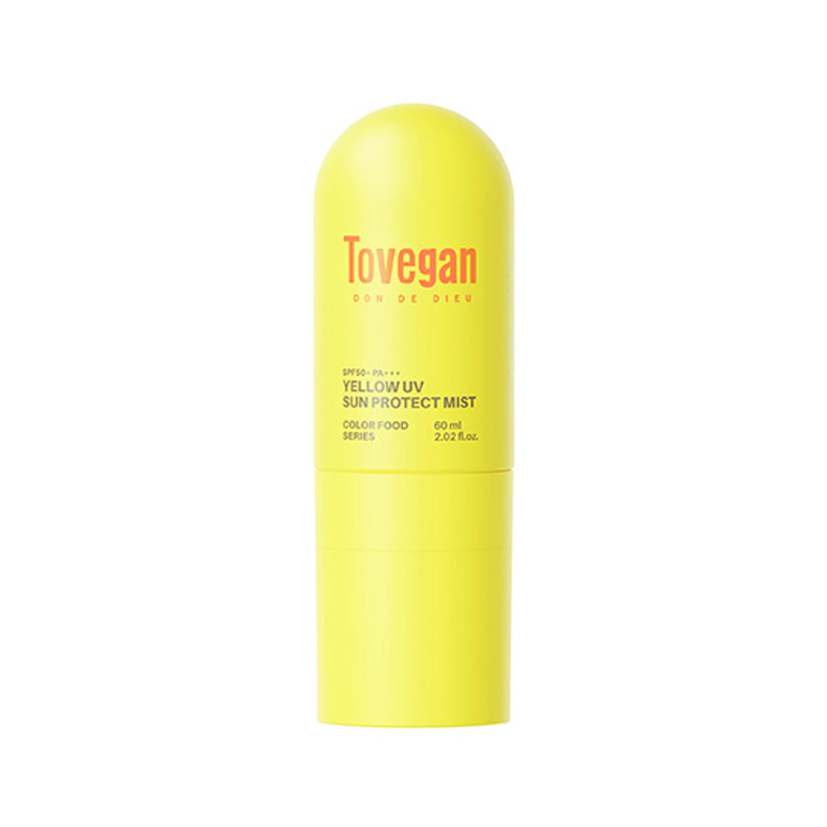 Tovegan Colorfood Series Yellow UV Sun Protect Mist SPF50+ PA+++ 60ml