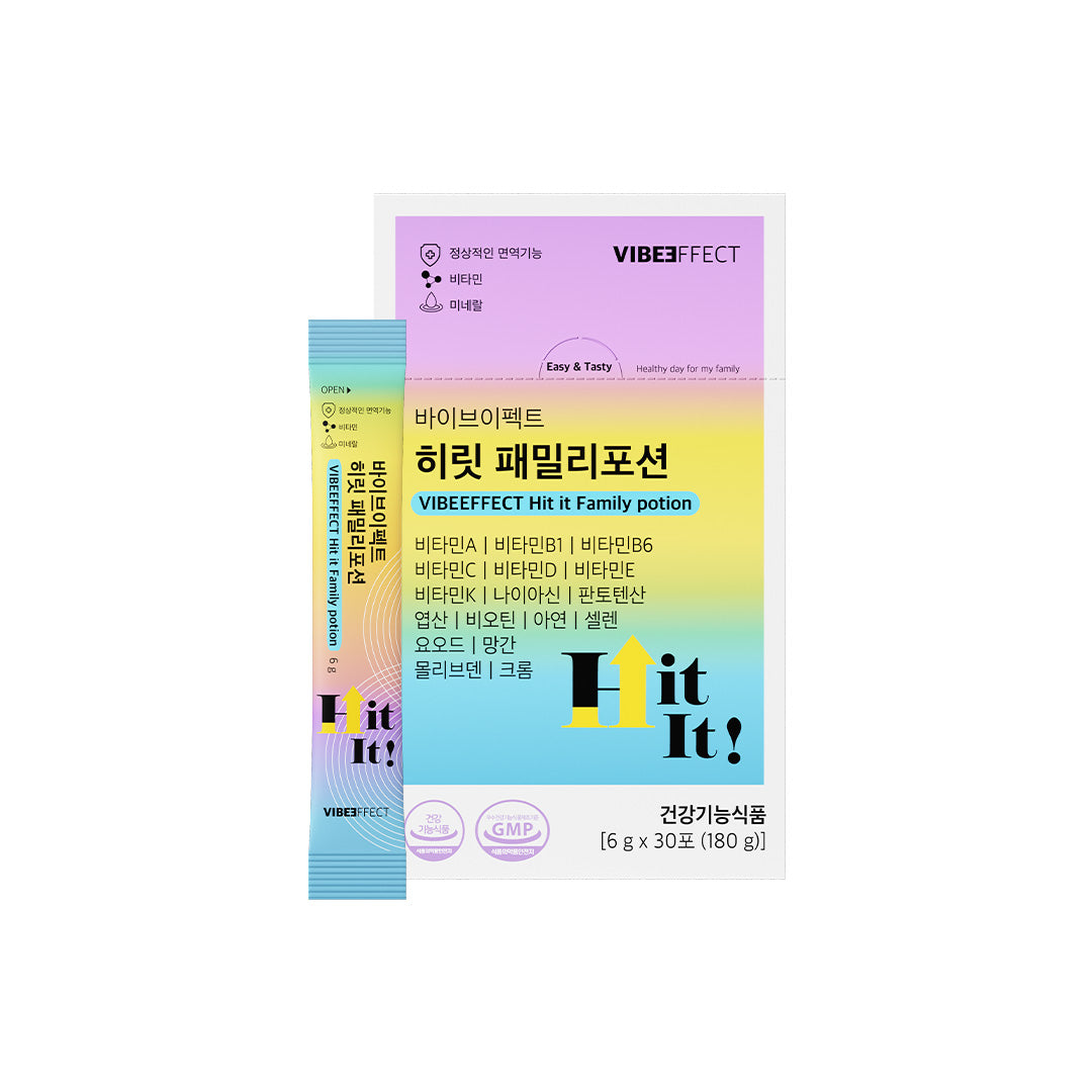VIBEEFFECT Hit it Family Potion 180g (6g x 30 packs)