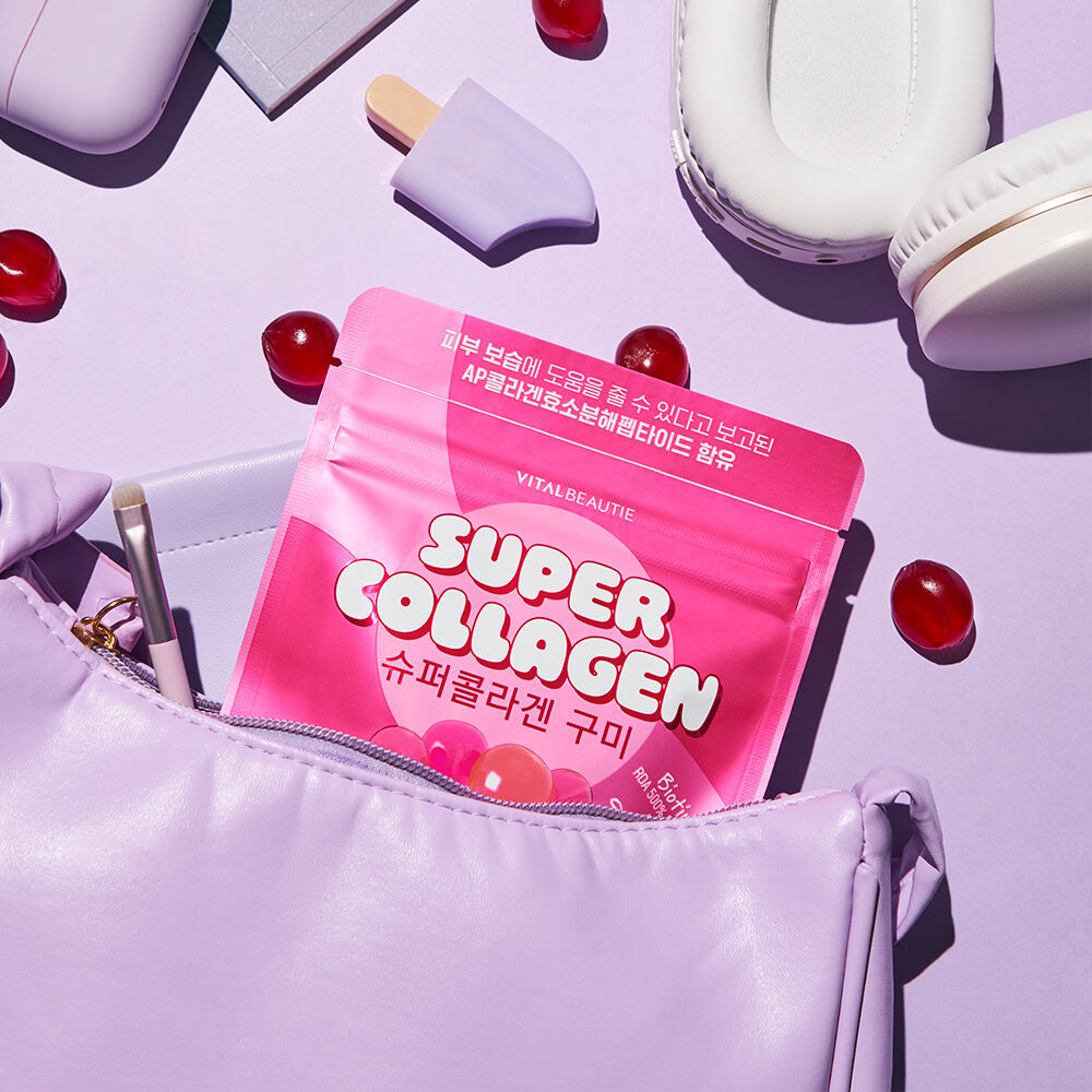 VITALBEAUTIE Super Collagen Gummy 1 Box (40g x 5 Pouch)